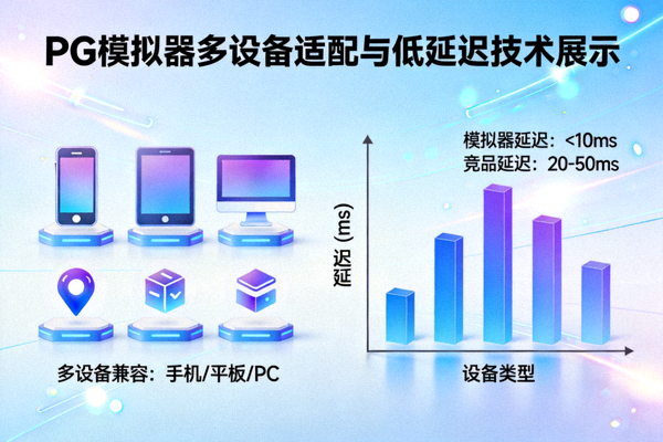 PG模拟器多设备适配与低延迟技术展示图
