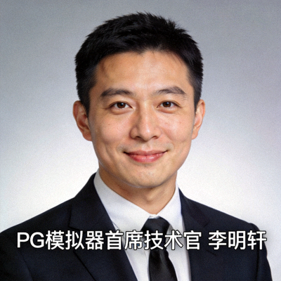PG模拟器首席技术官李明轩先生肖像照片